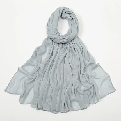 The Crinkle Rayon Hijab – Effortless Elegance, All-Day Comfort