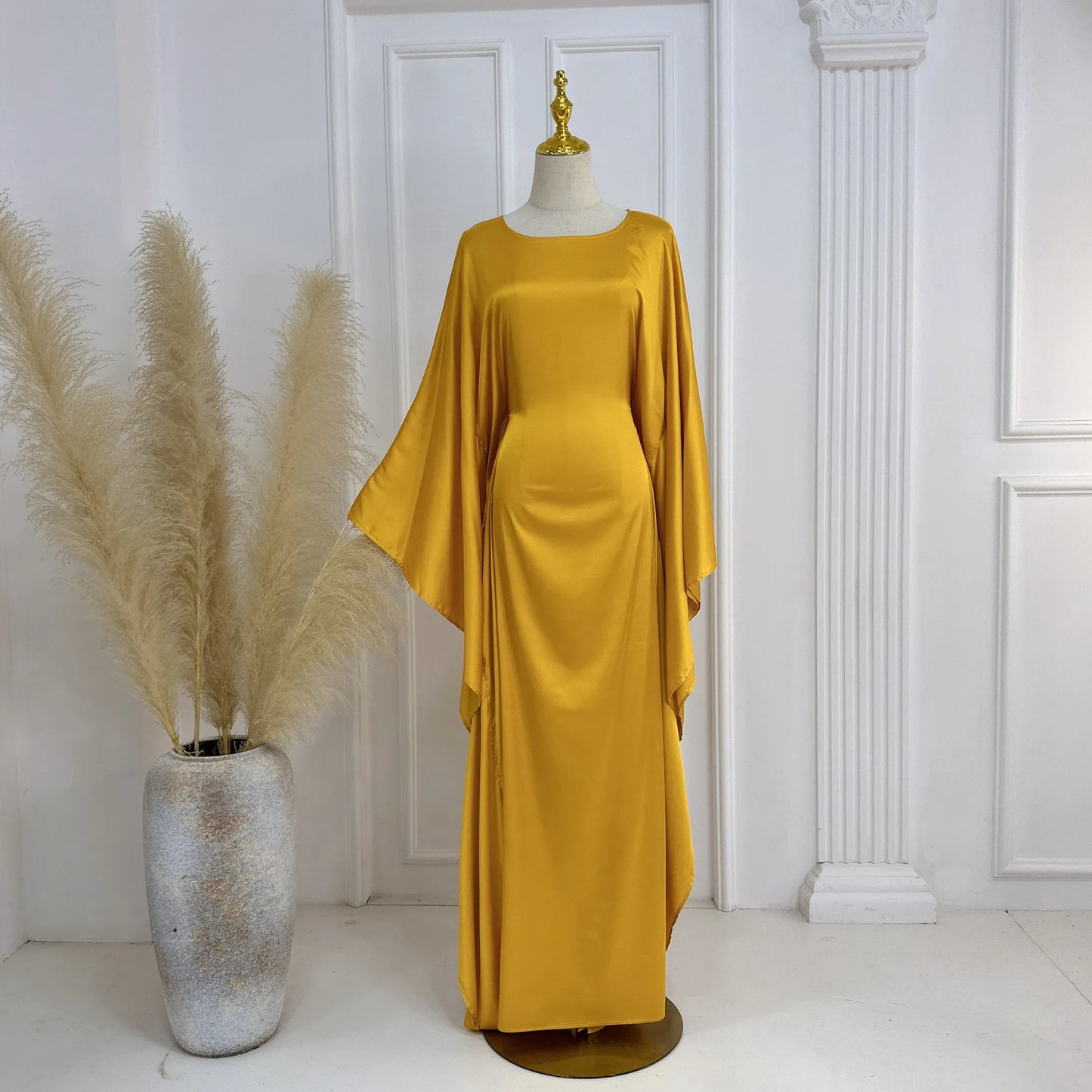 Closed Batwing Abaya Women Muslim Dress Turkish Islamic Dress Women 2024 For Party Kebaya Kaftan Turkey Caftan Marocain Femme