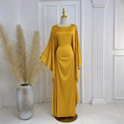 Closed Batwing Abaya Women Muslim Dress Turkish Islamic Dress Women 2024 For Party Kebaya Kaftan Turkey Caftan Marocain Femme