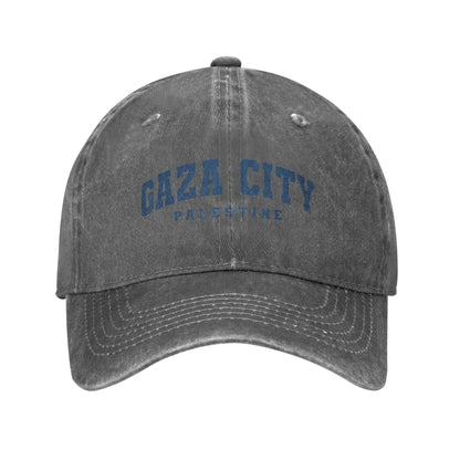 Gaza Palestine Urban Sun Baseball Cap  Street Style Couple Women Washed Trucker Hat Hot Sale Sports Baseball Caps Birthday Gift