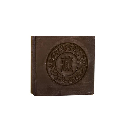 Tibetan Ancient Soap Black Soap Handmade Soap Face Clean Anti-Acne Remove Blackheads Chinese Herbal Soap with Cordyceps Sinensis