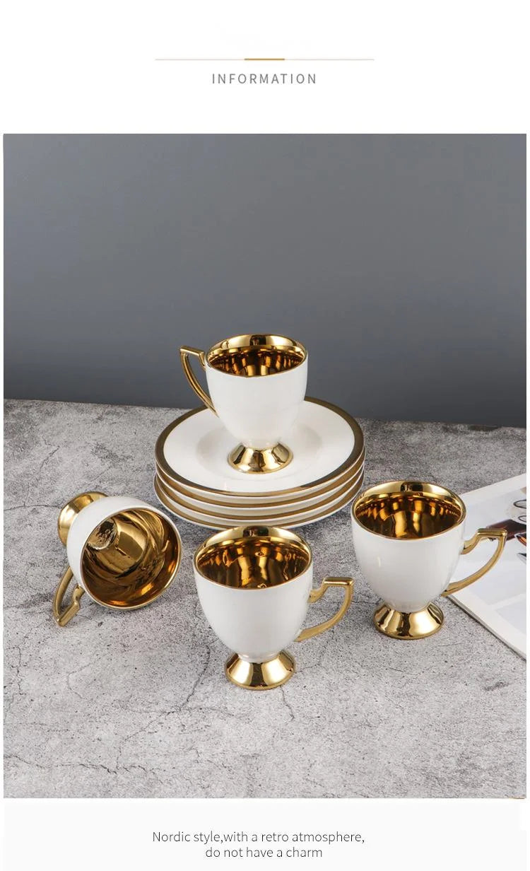 Best 2pcs/set Turkish Coffee Cups Set Of 2 Ceramics Cup Of Coffee Creative Gifts Relief Teacup And Saucer Set Retro 90ml Gobelet