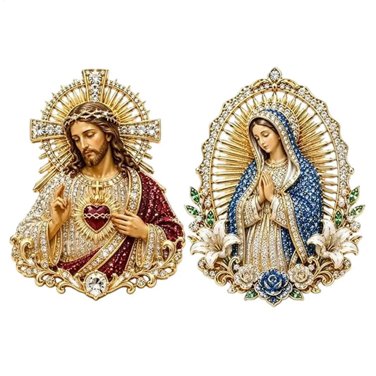 Christian Pins Jesus Clothes Corsage Catholic Backpack Brooch for Adults Collectors Men Women Party Office Birthday Holiday