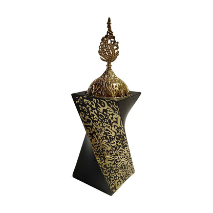 Resin Aromatherapy Stove Luxury Ramadan Decor Rotating Square Craft - Muslim Style Bakhoor Burner & Aromatherapy Diffuser