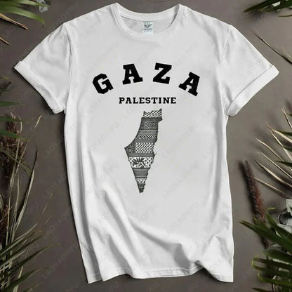 Harajuku Gaza P-Palestine Unisex T-Shirt Activist Statement Shirt Festival Apparel Loose Casual Comfort Cotton Short-sleeve Tees