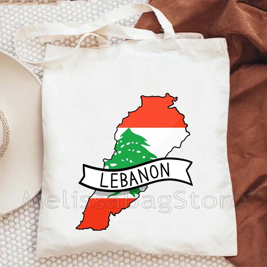 Love Beirut – Lebanese Roots Canvas Shoulder Tote