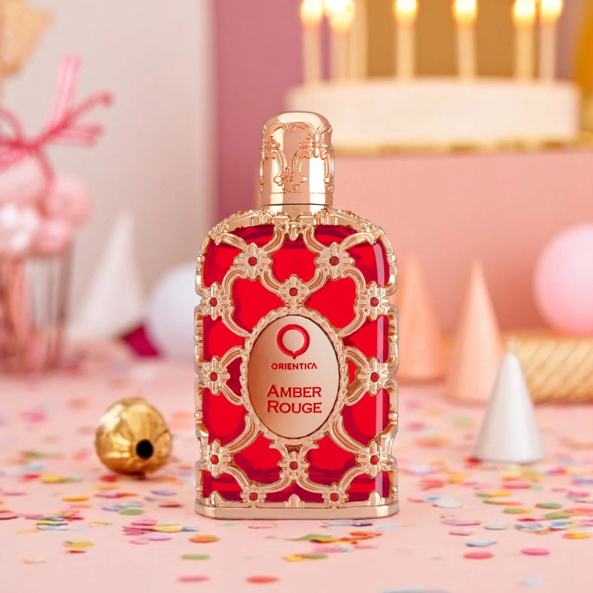 NOTICE DISCONTINUED NO RESTOCK AVAILABLE PLEASE DO NOT PLACE ORDER OUT OF STOCK ORDERS WILL NOT BE SHIPPED Orientica Amber Rouge 80ml EDP Unisex Perfume Sweet Saffron Amber Long Lasting Luxury Fragrance