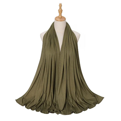 The Mercerized Cotton Jersey Hijab – Softness, Style, and Full Coverage