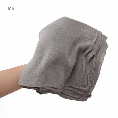 The Crinkle Rayon Hijab – Effortless Elegance, All-Day Comfort
