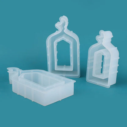 Ramadan Silicone Mold DIY Handmade Craft Eid Gift Home Table Ornament Muslim Party Decoration Supplies Gypsum Cement Candle Mold