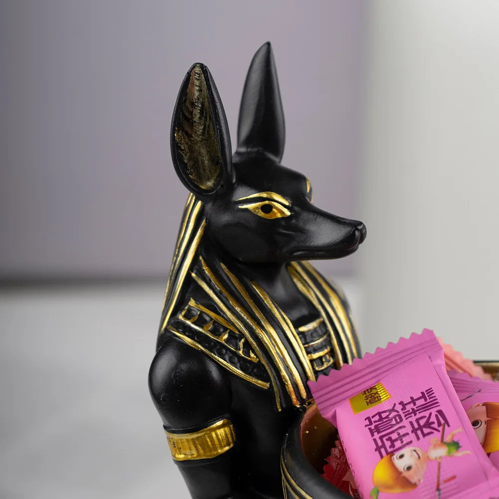 Anubis Guardian of Scales Resin Statue – Egyptian God Collectible Figurine