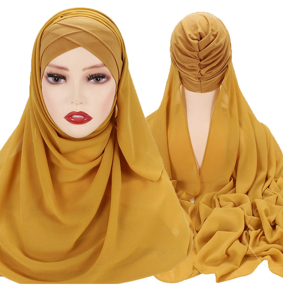 The Chiffon Hijab Set – Grace, Comfort, and Faith in Every Fold