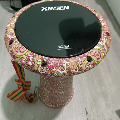 Portable Doumbek Drum 8.5 Inch Arabic Drum Professional Perform Practice Adult Beginners Light Doumbek Percussion Instruments