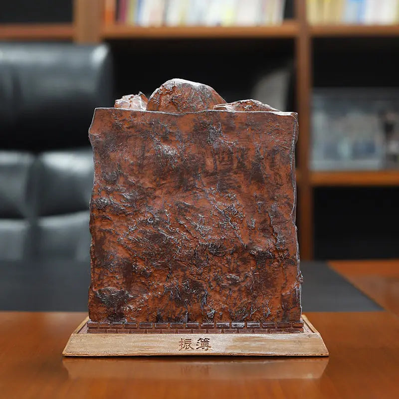 Petra Treasury Resin Ornament – Jordanian Architectural Model, Creative Home Decor