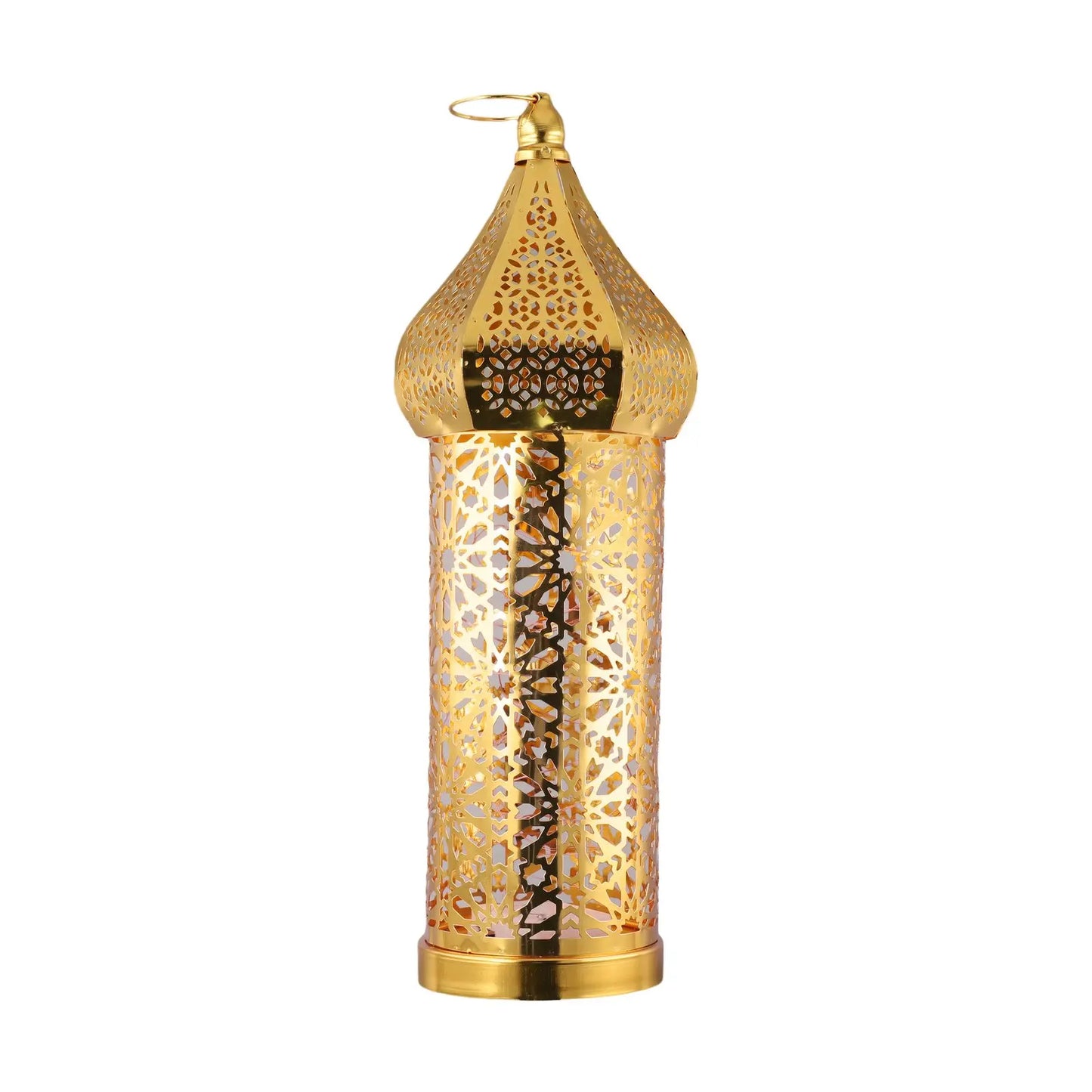 The Golden Lantern – Moroccan Hollow Iron Ramadan Light