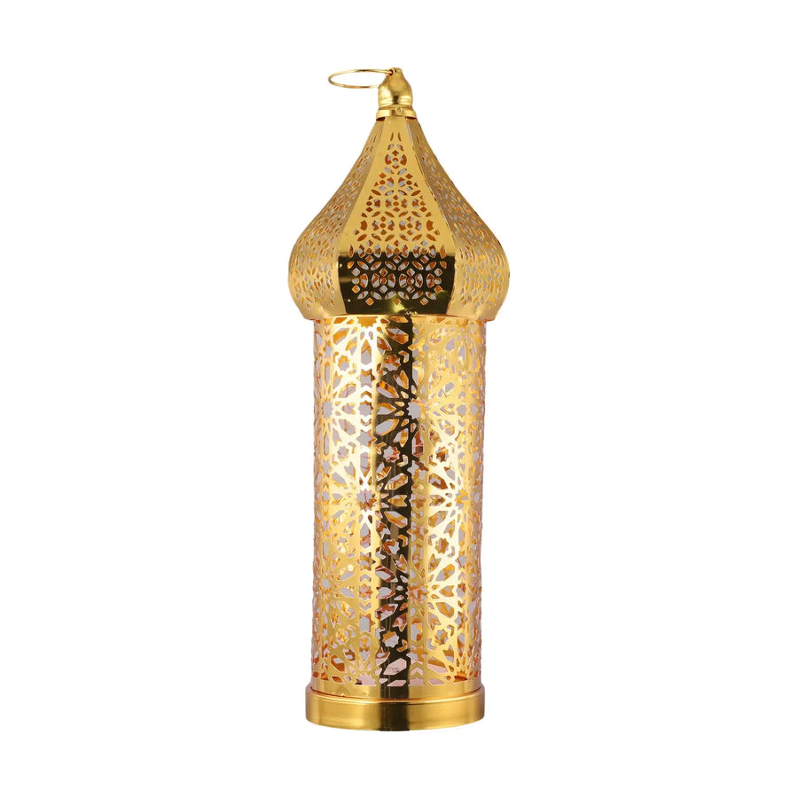 The Golden Lantern – Moroccan Hollow Iron Ramadan Light