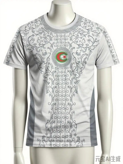 Algeria Football Jersey New Fashion Jersey Training Jersey Outdoor Sports 3d Printing 3 Colors Quick-Drying Breathable T-Shirt