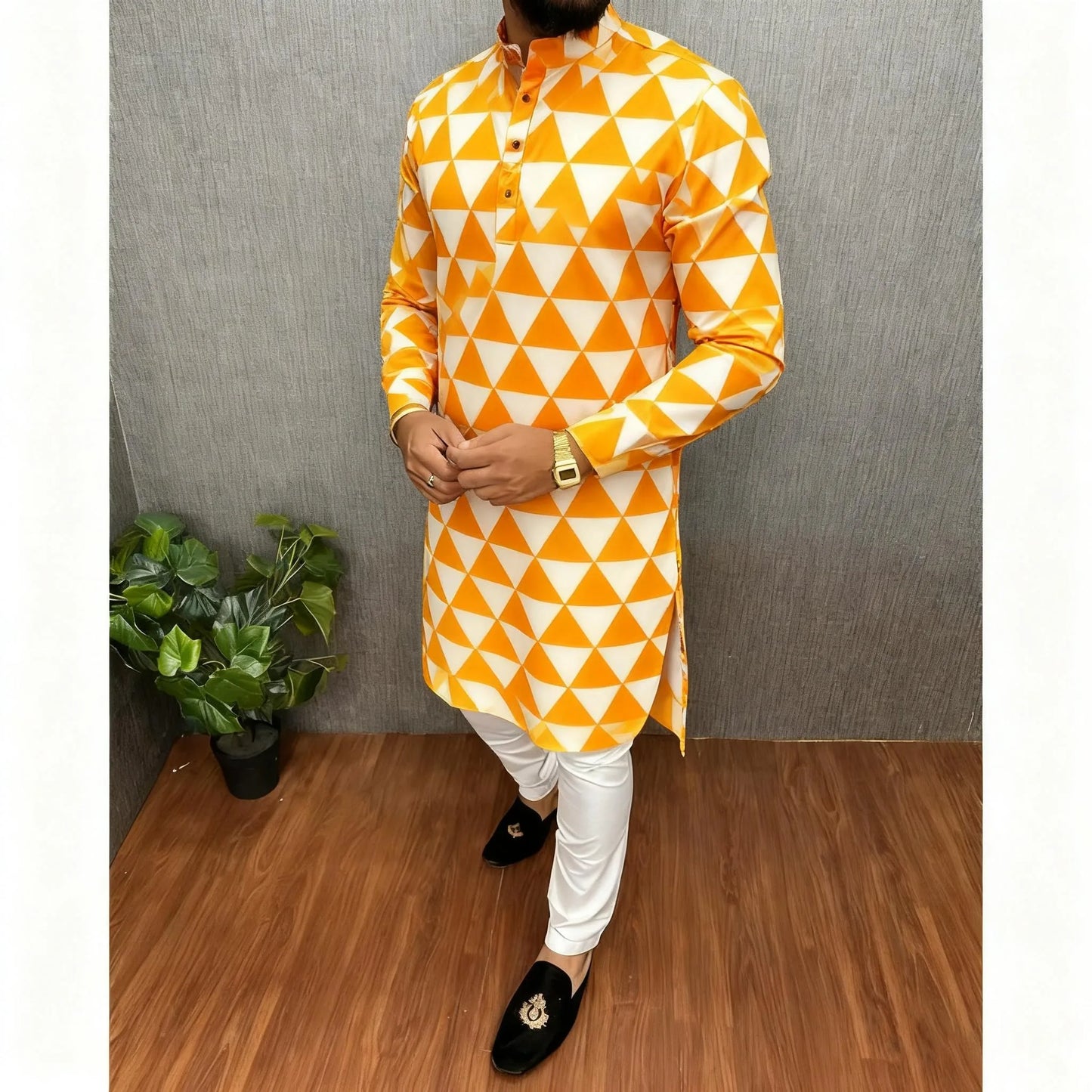 Longline White Shirts Muslim Men Prayers Clothes Luxury African Style Bronzing Vestido Arabe Para Hombre Tenue Marocaine Homme