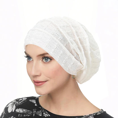 Women Soft Strech Beanie Chemo Cap Solid Color Bonnet Inner Hijabs Cap Muslim Head Wraps Femme Wrap Head Turban Hat