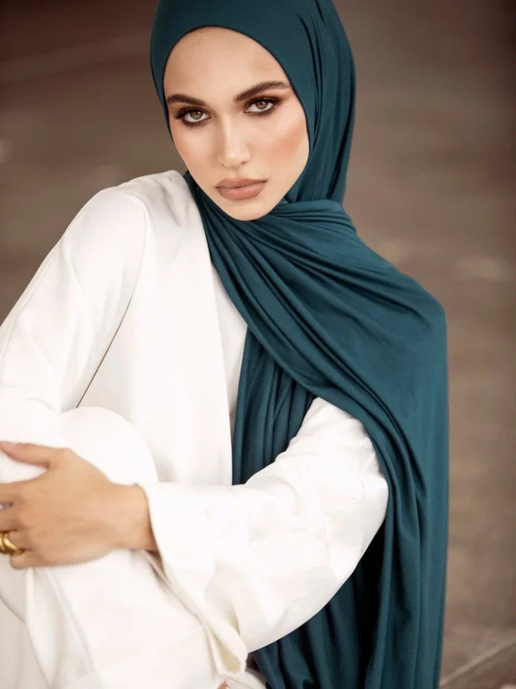 The Mercerized Cotton Jersey Hijab – Softness, Style, and Full Coverage
