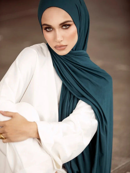The Mercerized Cotton Jersey Hijab – Softness, Style, and Full Coverage