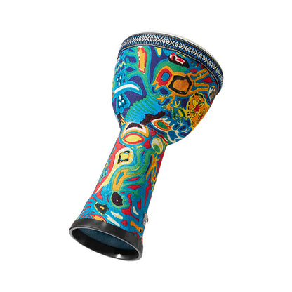 8 inch African  Large 8 Hand Drum PVC Drum Body Lightweight Hand Drum Percussion Bongo suitable for Adult Beginners