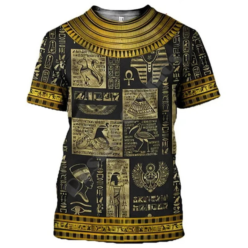 Eye of Horus 3D T-Shirt – Unisex Egyptian Pharaoh Print for Men, Women & Kids