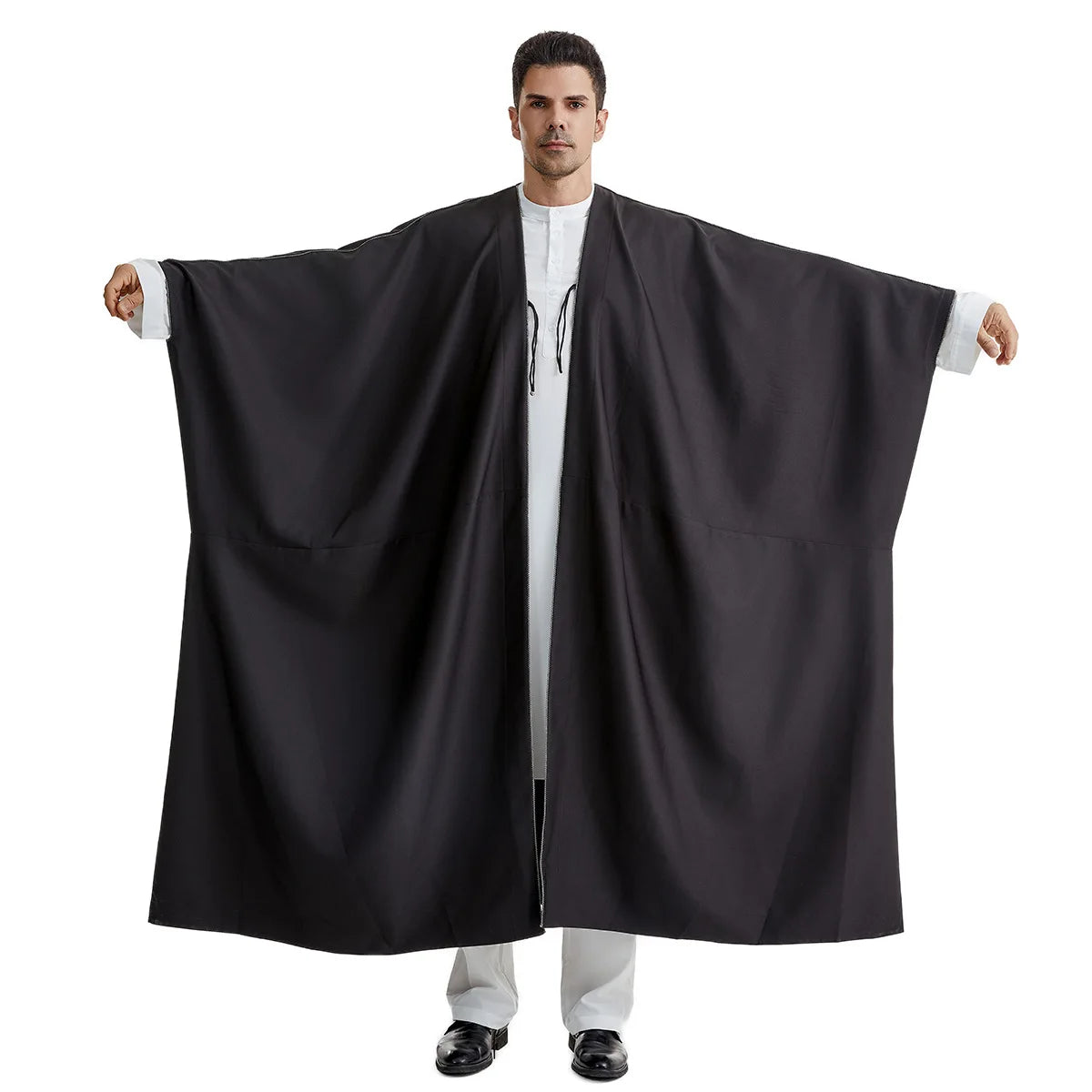 Ramadan Djellaba Eid Abayas Prayer Kaftan Men Muslim Open Abaya Turkey Arabic Cardigan Robe Morocco Jubba Thobe Islam Dishdasha