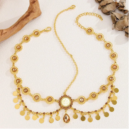 Gold of the Maharaja – Indo-Arabic Bridal Head Chain for the Muslim Woman in America