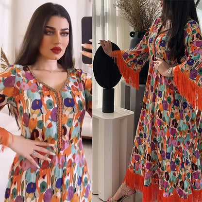Lace & Legacy – Embroidered Party Abaya for the Arab Woman in America