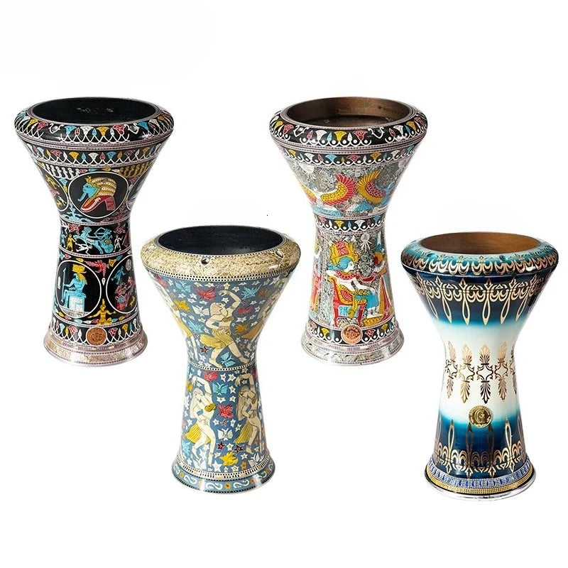 Middle Eastern drum Darbuka Arabic drum Handclapped percussion instruments Made in Egypt 8 Inch Aluminum
