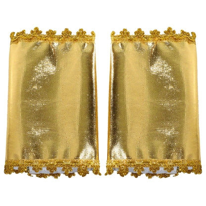 Pharaoh & Cleopatra Luxury Cosplay Set – Gold Trim Egyptian King & Goddess Costume