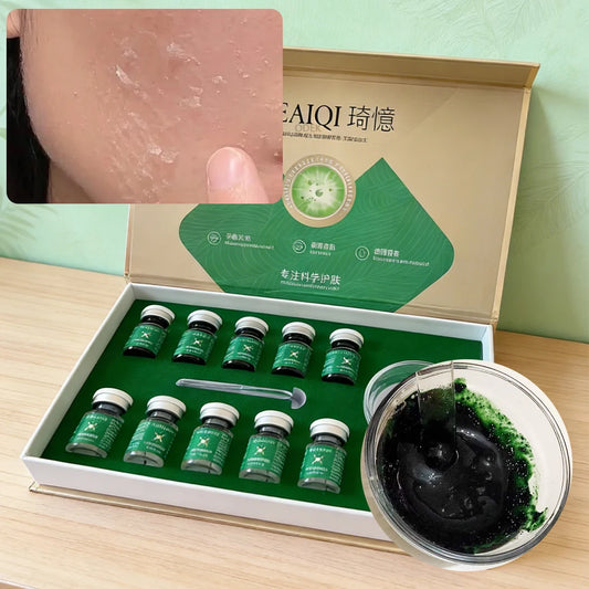Facial Natural Green Algae Peeling Whitening Kit Seaweed Algae Breakouts Moisturizing Rejuvenate Pore Shrinkage Skin Care