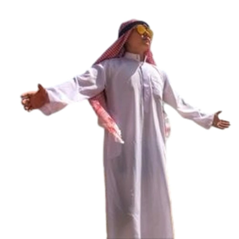 The Ramadan Gift Set – Men's Dubai Kaftan with Keffiyeh Head Scarf
