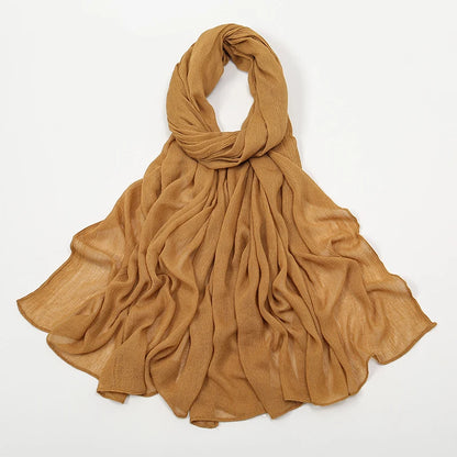 The Crinkle Rayon Hijab – Effortless Elegance, All-Day Comfort