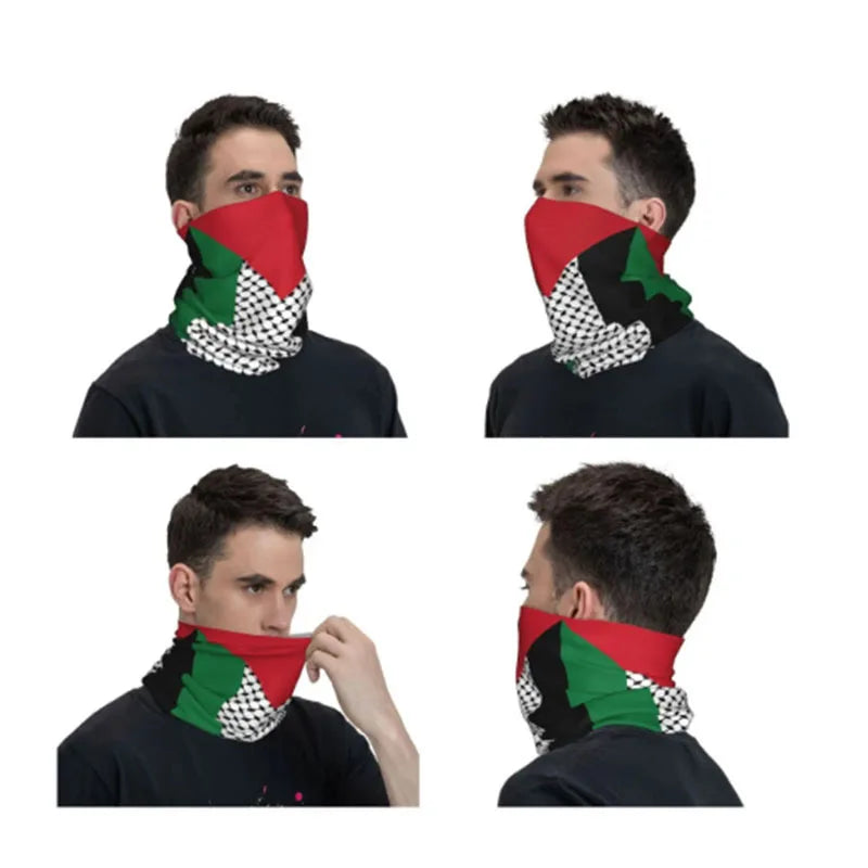 Palestine, neck socks, seamless Arab scarf, Palestine Arab mask sun protection, multi-functional headwear
