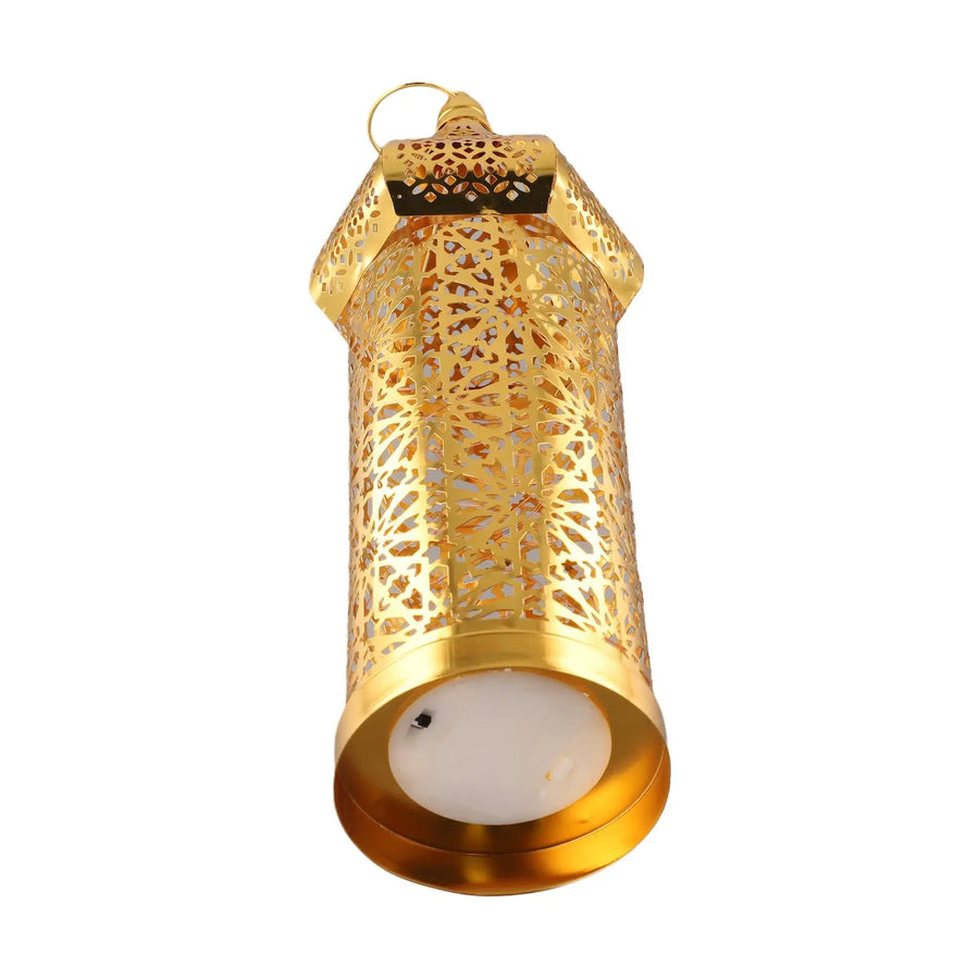 The Golden Lantern – Moroccan Hollow Iron Ramadan Light