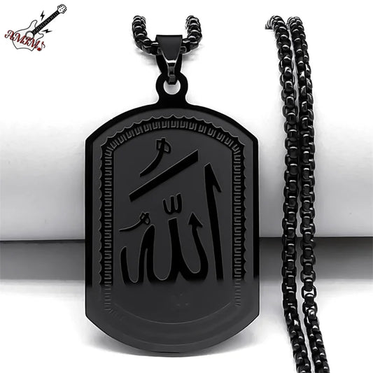 The Black Steel Pendant – A Name That Blesses Every Step