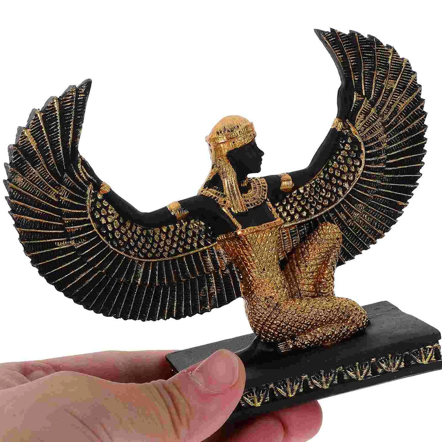 Egyptian Goddess of Beauty Resin Statue – Ancient Egypt Feminine Decor