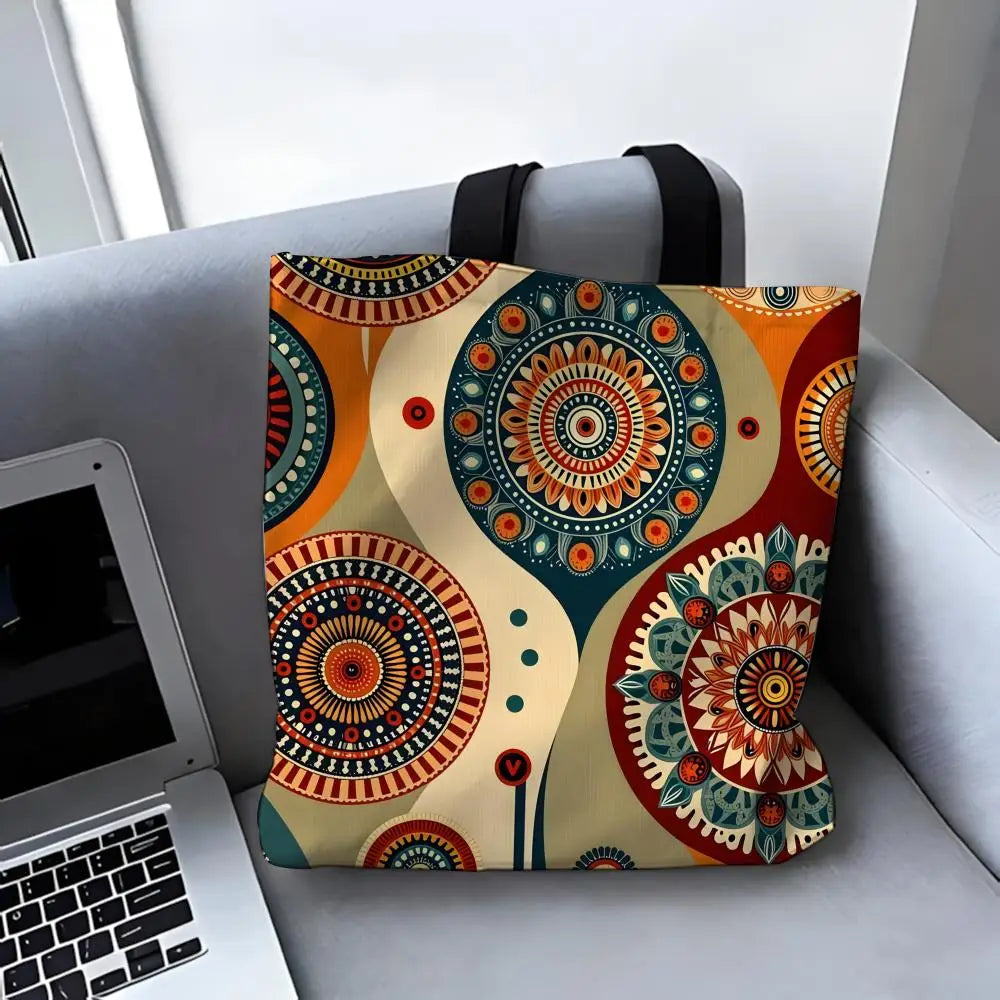 Persian Gardens – Classical Art Pattern Canvas Shoulder Tote