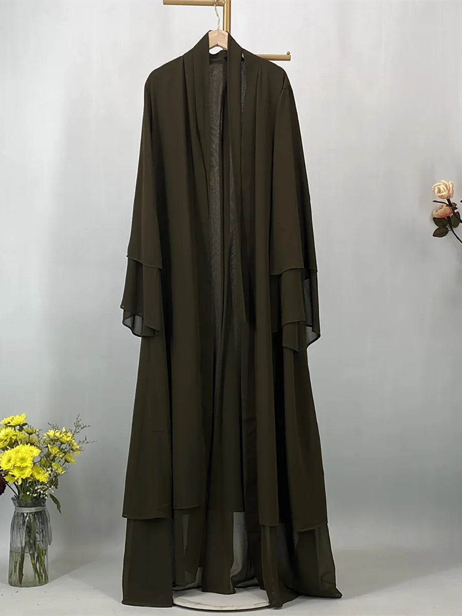 Ramadan Chiffon – The Open Abaya for the Muslim Woman in America