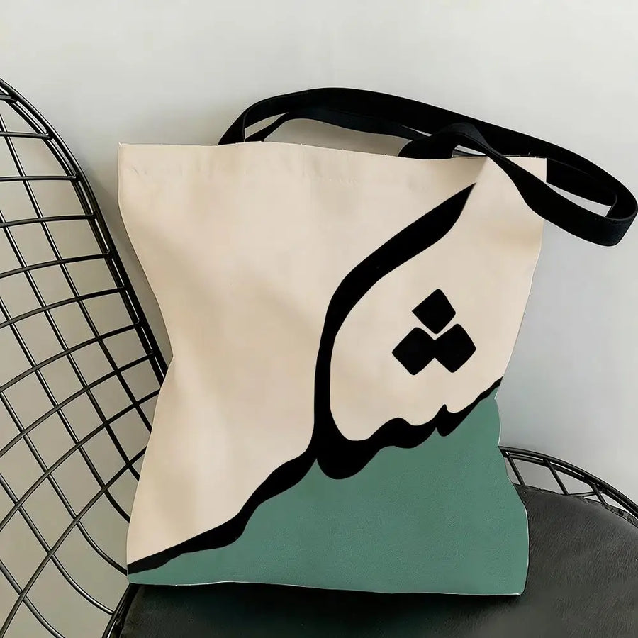 Saudi Calligraphy – Lightweight Canvas Shoulder Tote