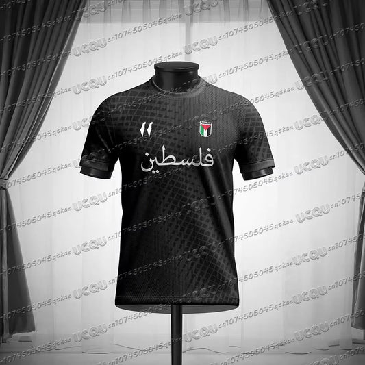 Palestine 3D Football Jersey – Men's Summer Sports Tee, Flag Print Training Top