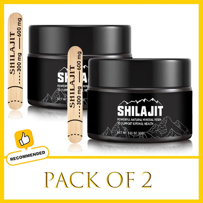 Original Siberian Pure Shilajit with Fulvic Acid & Trace Minerals & 85+ Humic Acid Supplement Gel for Energy & Immune System