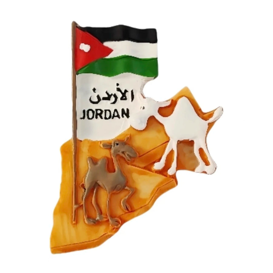Jordan 3D Fridge Magnet – Tourist Souvenir, Handicraft Magnetic Decor