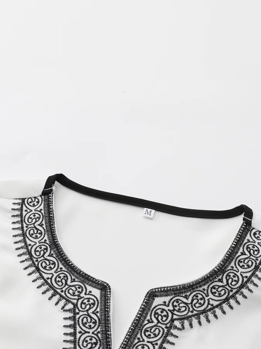 The Eid Kaftan – Luxurious Embroidered Moroccan Robe for the Blessed Morning