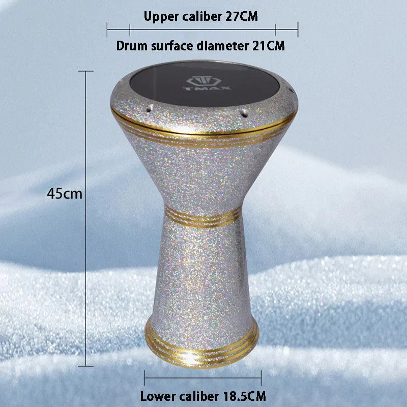 Aluminium Doumbek Professional Arabian Drum Djembe Belly Dance Handdrum Darbuka Handmade Accompaniment Instrument Percussion