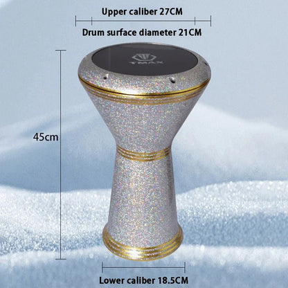 Aluminium Doumbek Professional Arabian Drum Djembe Belly Dance Handdrum Darbuka Handmade Accompaniment Instrument Percussion