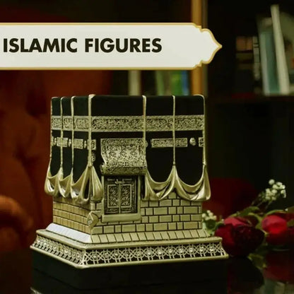 Resin Kaba Decors Islamic Prayer House Model Eid Ramadan Gift Muslim Home Office Desk Decorations