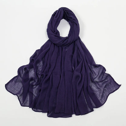 The Crinkle Rayon Hijab – Effortless Elegance, All-Day Comfort